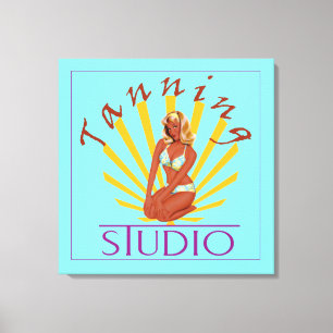 Estudio de curtido - Lienzo envuelto