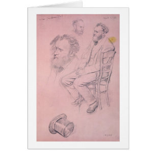 Estudio de Edgar Degas el para el retrato de