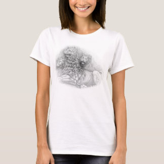 Estudio de estatua de león - camiseta de Pierre Ja