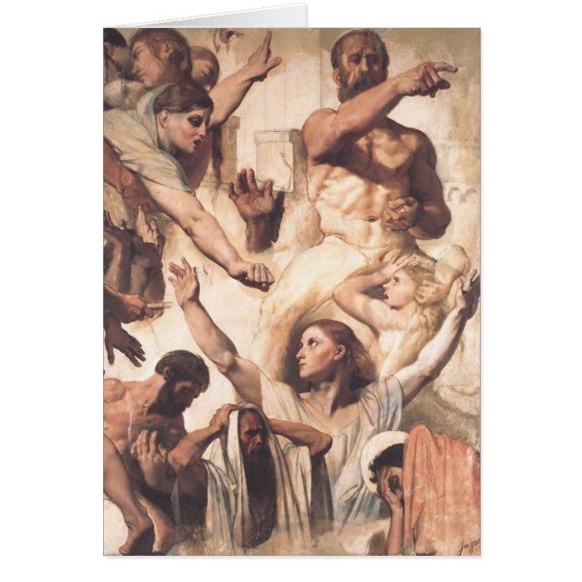 Estudio de Jean Ingres- para el martirio de St. (Frente)