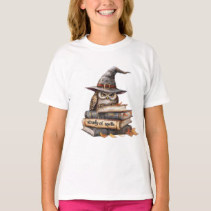 Estudio de la camiseta de Halloween en Spells Owl