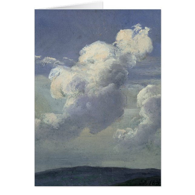Estudio de la nube, 1832 (Frente)