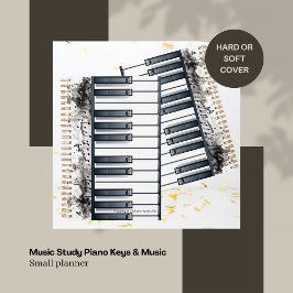 Estudio de Música Teclas de Piano y Planificador P