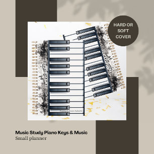 Estudio de Música Teclas de Piano y Planificador P