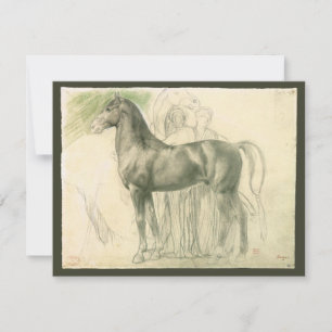 Estudio de un Caballo por Edgar Degas, Arte Antigu