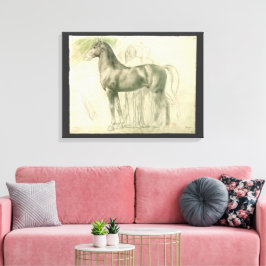 Estudio de un Caballo por Edgar Degas, Arte Antigu