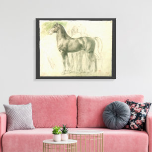 Estudio de un Caballo por Edgar Degas, Arte Antigu