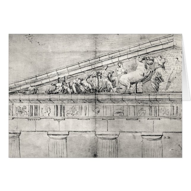 Estudio de un frontón del Parthenon (Anverso (Horizontal))