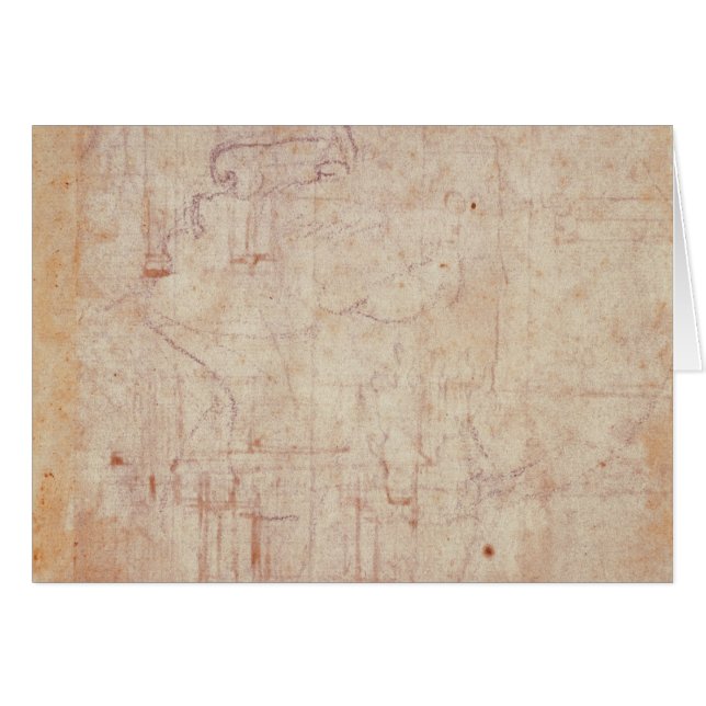 Estudio de una cabeza, 1525-26 (Anverso (Horizontal))