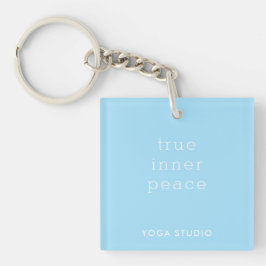 Estudio de Yoga True Inner Peace Llavero Acrílico