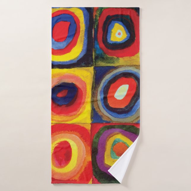 Estudio del color de Wassily Kandinsky (Toalla de baño)