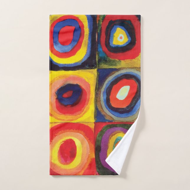 Estudio del color de Wassily Kandinsky (Toalla de mano)