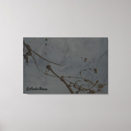 Estudio en negro: arte abstracto moderno en lienzo