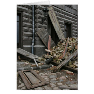 Estudio fotográfico destruido