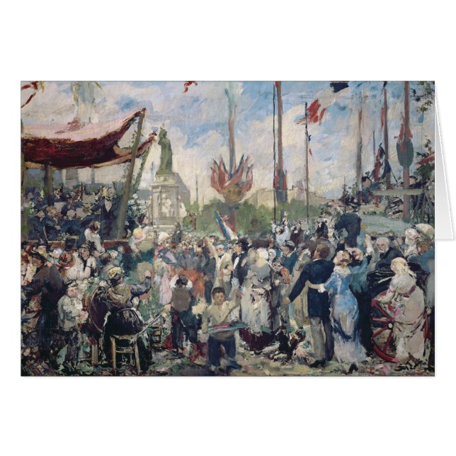 Estudio para "Le 14 Juillet 1880", 1880-84 (Anverso (Horizontal))