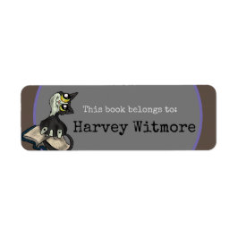 Estudio útil Etiqueta del libro del Personalizado 