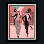 "Et Elegant Par" Impresión Art Deco de los años 20<br><div class="desc">Et Elegant Par o The Elegant Couple,  Art Deco Print,  1920 por Gerda Wegener.</div>
