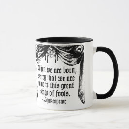 Etapa de la taza de la cita de los tontos,