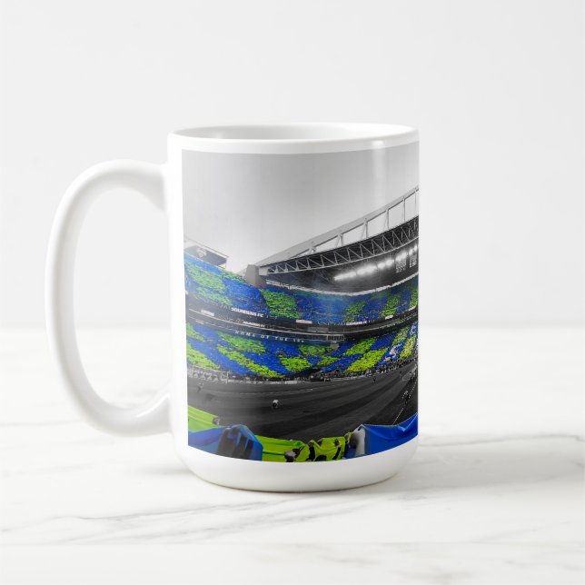 Eterna Copa Verde Azul para siempre final Tifo 15o (Izquierda)