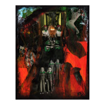 Eterna llama al fuego emparentó arte de collage su