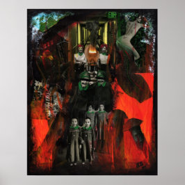 Eterna llama al fuego emparentó arte de collage su