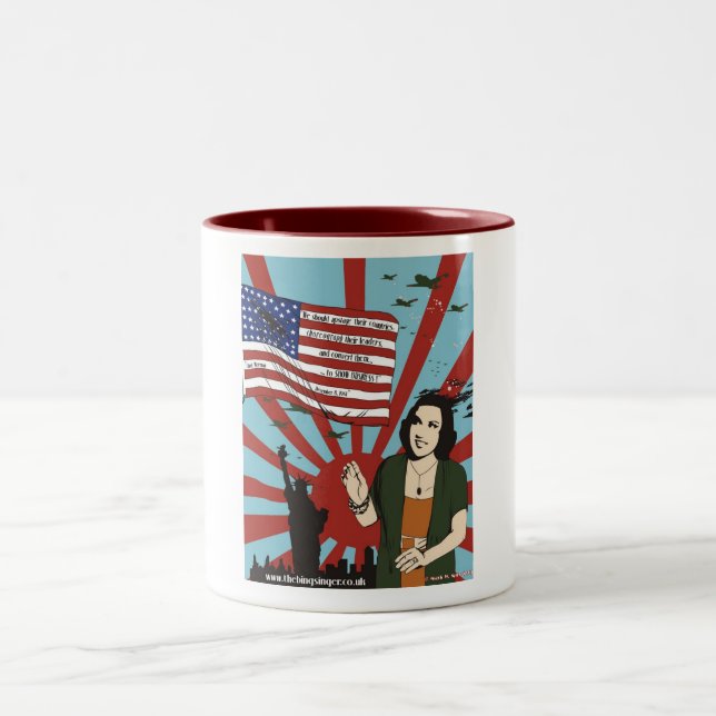 "Ethel Merman la taza del Pearl Harbor NYC WW2" (Centro)