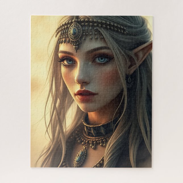 Ethereal Elven Princess Jigsaw Puzzle (Vertical)