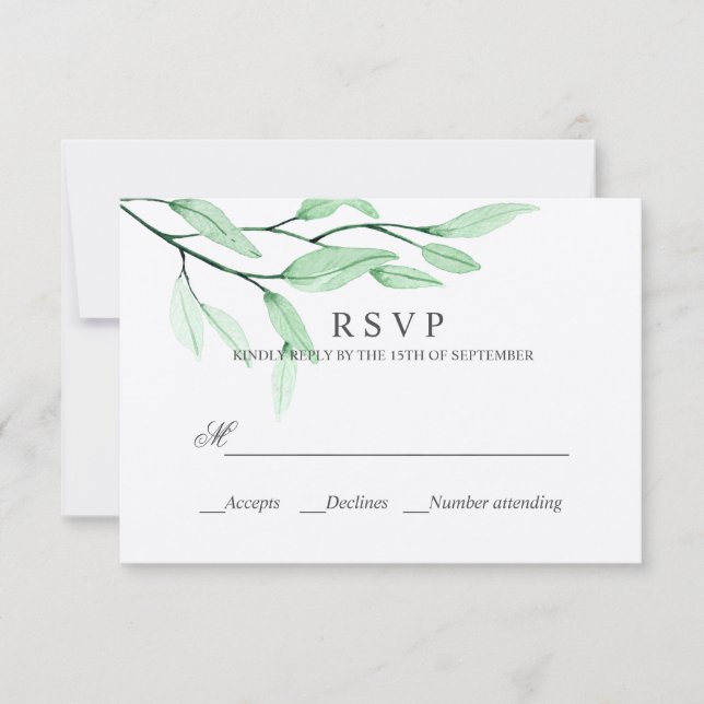 Ethereal Green | REVP DE RESPUESTA DEL BODA (Anverso)