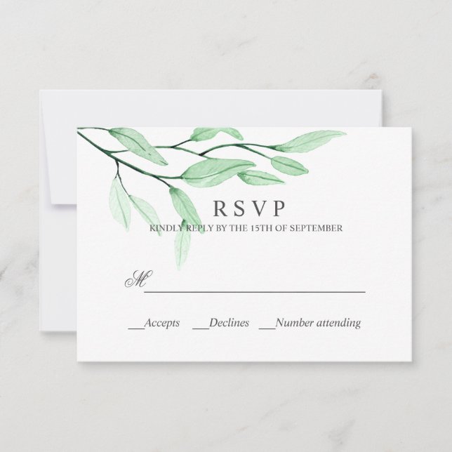 Ethereal Green | REVP DE RESPUESTA DEL BODA (Anverso)