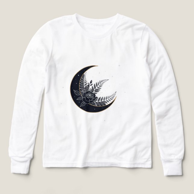 Ethereal Lunar Garden Bloom (Diseño frontal)