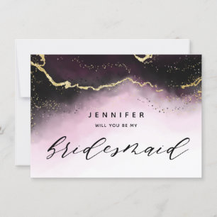Ethereal Mist Ombre Wine Moody Bridesmaid Propuest