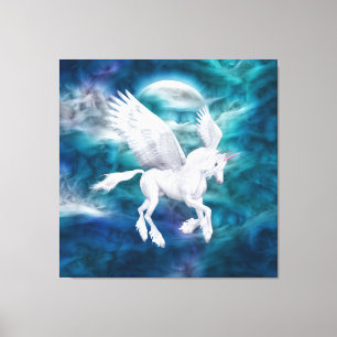Ethereal Pegasus Unicorn Lienzo envuelto