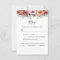 Ethereal Rubor Peach Floral con/sin comida RSVP