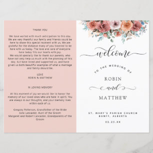 Ethereal Rubor Peach, Programa de Bodas Florales