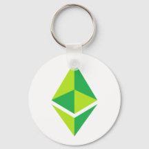 Ethereum ETH Logo Verde | Llavero Básico