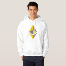 Ethereum ETH Logotipo Gris y Dorado | Sudadera con