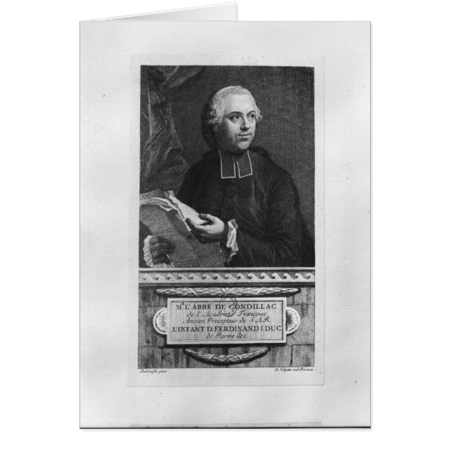 Etienne Bonnot de Condillac (Frente)