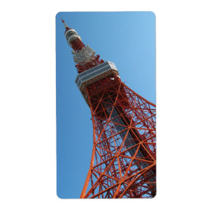 Etiqueta 東 de la Torre de Tokio 京 タ ワ