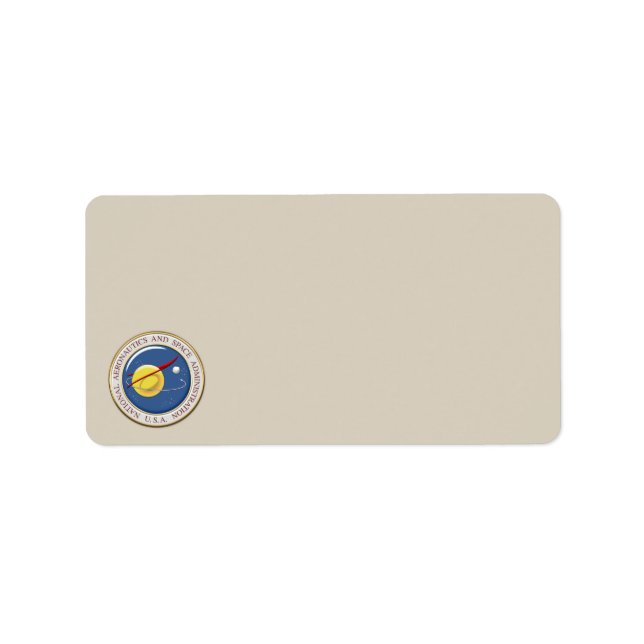 Etiqueta [100] Emblema de la NASA [3D] (Frente)