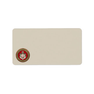 Etiqueta [100] Orden de Malta - Escudo de armas SMOM