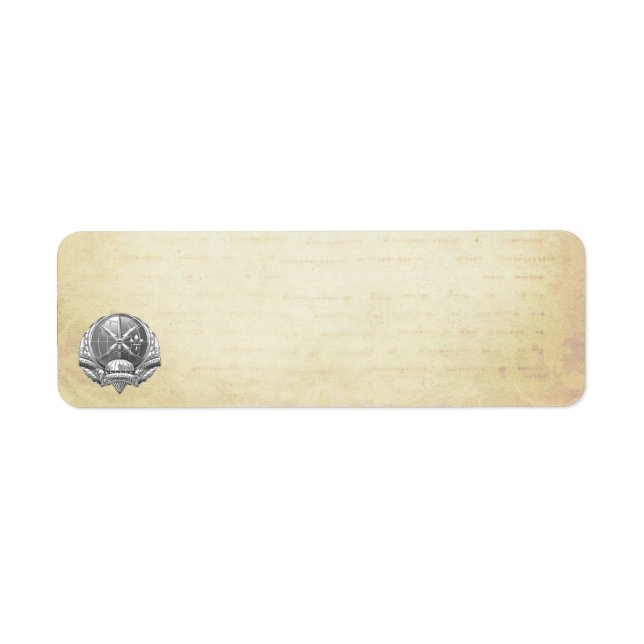 Etiqueta [100] Tarjeta SOWT [Escudo] (Frente)