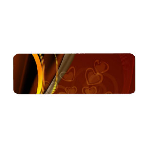 ETIQUETA 107 CAFÉ MODERNO CALIENTE VAPOR NEGRO MARRÓN OSC