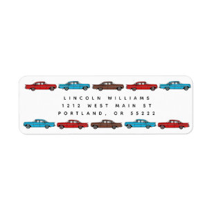 Etiqueta 1959 Chevy Impala classic cars custom