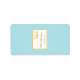 Etiqueta 1.25"x2.75" Bubbl de goma miniatura de Hershey