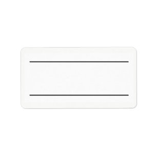 Etiqueta 1.25"x2.75" Dirección de correo Noticias de tipogr
