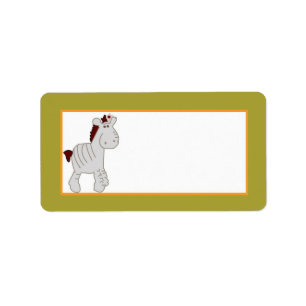 Etiqueta 1.25"x2.75" Dirección de correo Punch Tropical
