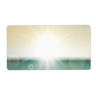 Etiqueta 1.25"x2.75" Dirección de correo Sunset Beach