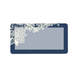 Etiqueta 1.25"x2.75" Dirección de correo Vintage Victorian