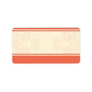 Etiqueta 1.25" x 2.75" Dirección de correo formal Pinkish/P