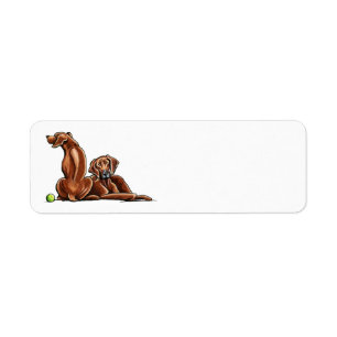 Etiqueta 2 Rhodesian Ridgebacks